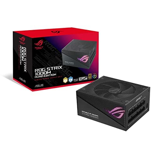 Image of ROG Strix 1000W Gold Aura Edition (Fully Modular Power Supply, 80+ Gold Certified, ATX 3.0 Compatible, PCIe Gen 5.0 Ready, Dual Ball Bearing, Axial-tech Fan, Aura Sync, 10 Year Warranty)