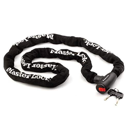 Image of MASTER LOCK Motorcycle Chain Lock [Key] [2 m Chain] 8292EURDPS - Ideal for Motorcycle Black
