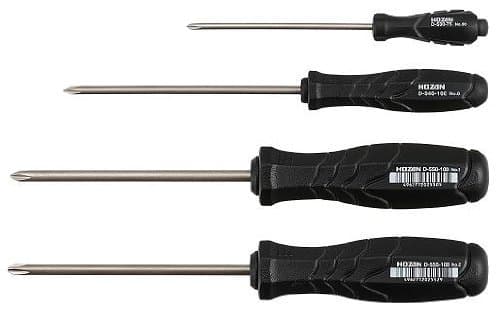 Image of Hozan Hozan JIS-4 JIS Screwdriver Set (3rd Gen)
