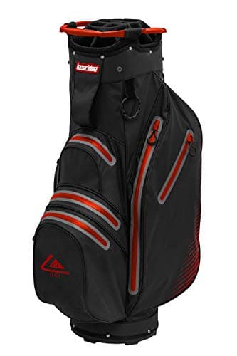 Image of Longridge Waterproof Golf Cart Bag,Black/Red