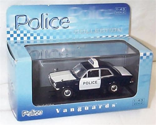 Image of Corgi Vanguards Vauxhall Viva Ayr Burgh Police vehicle 1:43 scale diecast model
