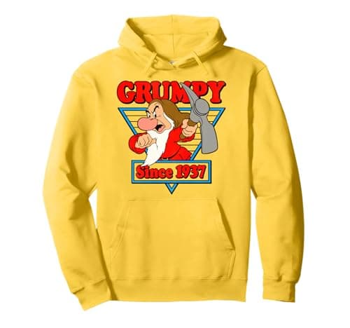 Image of Disney Snow White Grumpy Since 1937 Triangle Pullover Hoodie