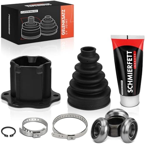 Image of Frankberg 1x Joint Kit Drive Shaft CV Front Compatible with A4 8K2 8W2 8WC 8KH 8WH 8WJ 8K5 8W5 8WD A5 A6 Jet.ta IV Q5 Q7 Q8 Tour.areg A7 A8 Replace# 4H0498103AV