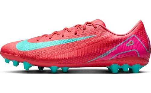 Image of Nike Men's Zoom Vapor 16 Academy FG/MG Football Shoe, Ember Glow/Aurora Green, 9