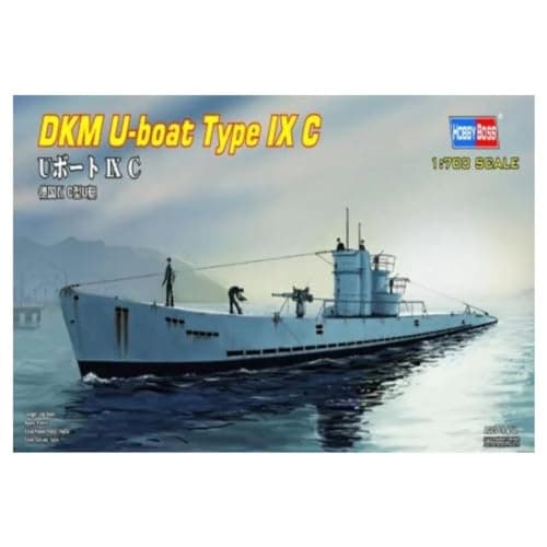Image of Hobbyboss 87007 "DKM U-Boat Type IX C Plastic Model Kit, 1:700 Scale