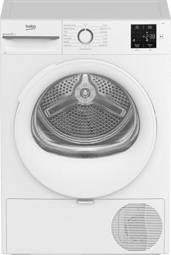 Image of Beko BM3T3822W 8kg Heat Pump Tumble Dryer, White, A+ Energy Rating, Dimensions (cm) - Height: 84.6 / Width: 59.8 / Depth: 54.5