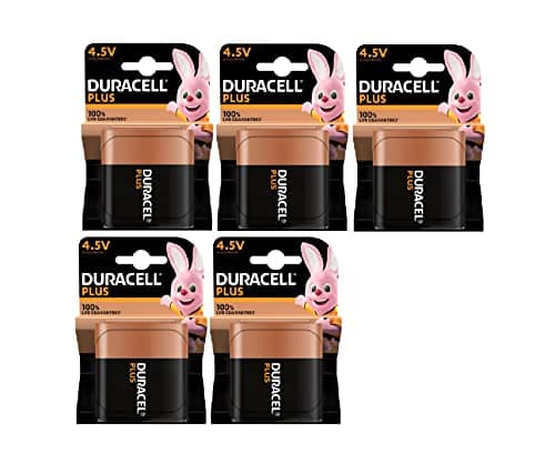 Image of 5X Duracell Plus MN 1203 3LR12 4.5V (5 Blister Packs of 1 Battery) 5 Batteries