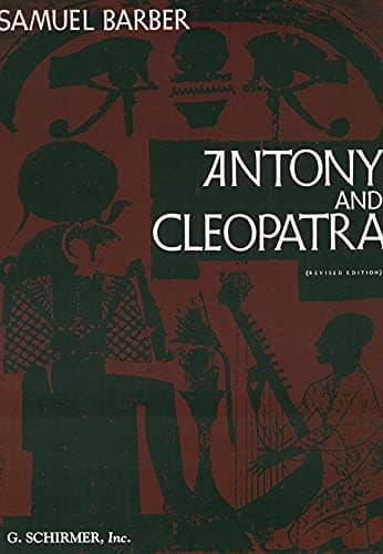 Image of Antony and Cleopatra: Vocal Score