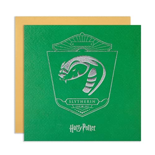 Image of Cardology - Harry Potter Slytherin Birthday Card | Magical Mischief Collection | Official Wizarding World Merchandise (Slytherin)