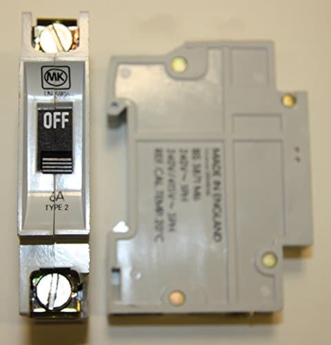 Image of MK 6 AMP TYPE 2 M6 MCB CIRCUIT BREAKER 240V LN 5906 BS 3871