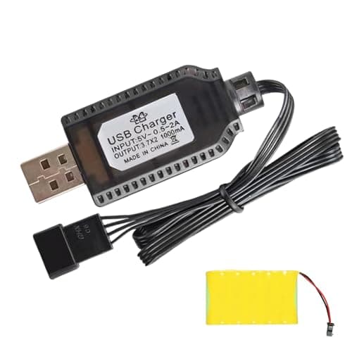Image of Fukamou Lithium Battery USB Charging Cable 7.4V 1000mA Drone Fast Charger RC Airplane Lithium Battery SM-2P SM-3P SM-4P, Drone Battery Charge Automatically Adapt