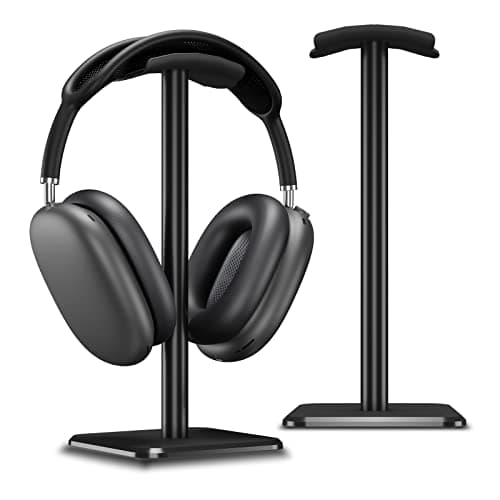 Image of Alyvisun Headphones Stand [Weighted Base & Taller Height] Headset Holder Stand, Universal Headset Desk Hook for All Gaming Headset/Desktop Earphones