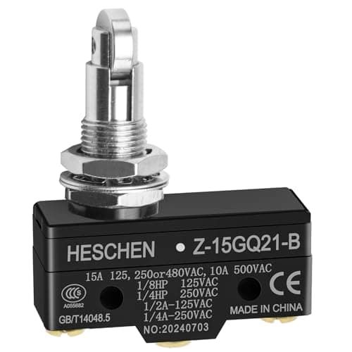Image of Heschen Micro switch Z-15GQ21-B panel mount cross roller plunger medium OP 3 Screw Terminal 15A Rated Current