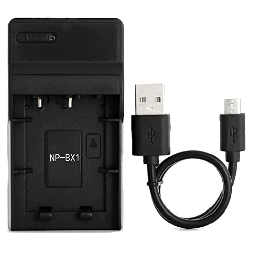 Image of Norifon NP-BX1 USB Charger for Sony Cyber-shot DSC-RX100, DSC-RX100 II, DSC-RX100 III, DSC-HX90V, DSC-WX350, DSC-WX500, HDR-AS15 Camera and More