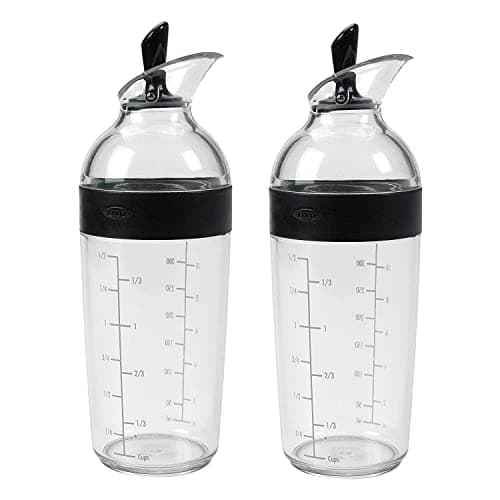 Image of OXO Good Grips Salad Dressing Shaker, Black (2 Pack)