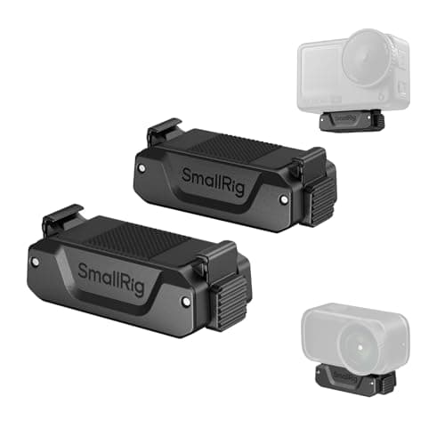 Image of SMALLRIG Action 6 / Nano Magnetic Quick-Release Adapter Mount for DJI Osmo Action 6 / Osmo Nano, 2 PCS with 1/4"-20 Threaded Hole for Tripod/Selfie Stick - 5779B