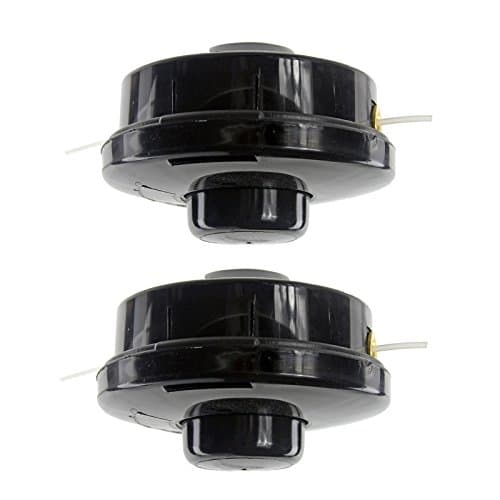Image of SPARES2GO Dual 2 Line Bump Feed Spool Head for Ryobi Strimmer Trimmer Brushcutter (Pack of 2)