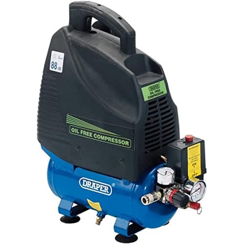 Image of Draper 24974 6-Litre 1.1kW Oil-Free Air Compressor