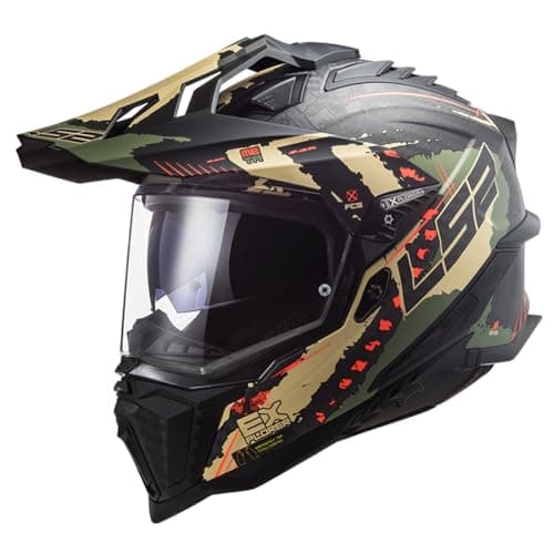 Image of LS2 MX701 C EXPLORER FRONTIER G.TITANIUM RED-06 3XL (XL)