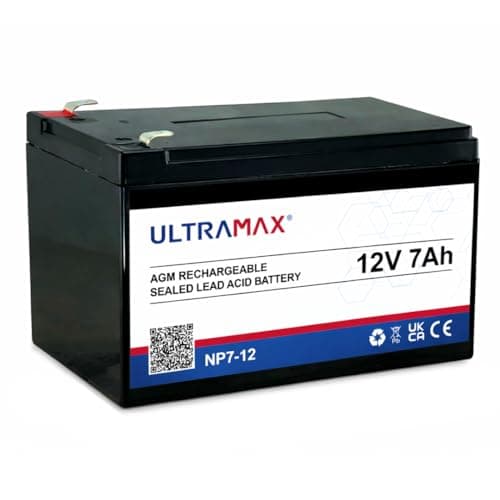 Image of RBC2 RBC17 Replacement Battery RBC 2 17 for APC UPS - UltraMax 12v 7Ah Battery
