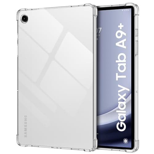 Image of MoKo Case for Samsung Galaxy Tab A9 Plus 11 Inch 2023 (SM-X210/SM-X216/SM-X218), Ultra Slim Soft Flexible Transparent TPU Skin Bumper Back Cover Shell for Samsung Galaxy Tab A9+ 2023, Clear