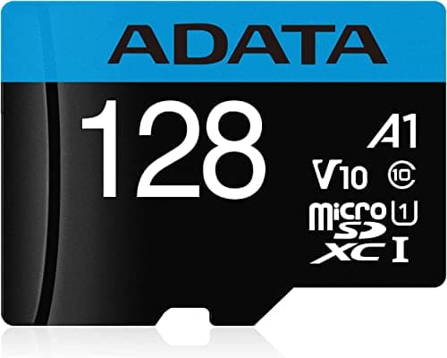 Image of ADATA Premier 128GB MicroSDHC/SDXC UHS-I Class 10 V10 A1 Memory Card with Adapter Read up to 100 MB/s (AUSDX128GUICL10A1-RA1)