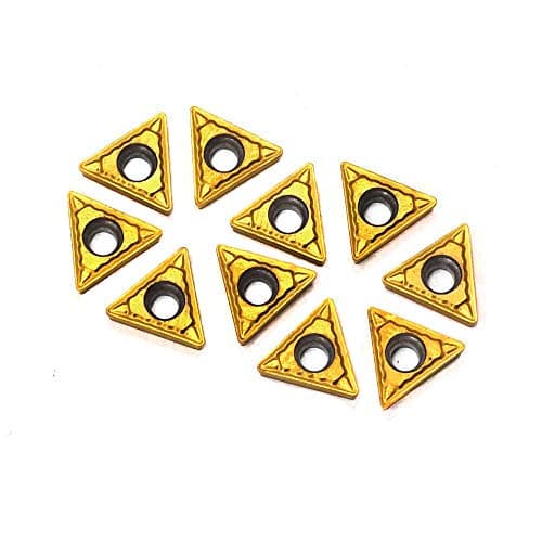 Image of OSCARBIDE Carbide Inserts TCMT090204 TCMT1.8(1.5) Carbide Turning Inserts 10 Pieces,TCMT Insert CNC Lathe for Lathe Turning Tool Holder Replacement Carbide Cutters