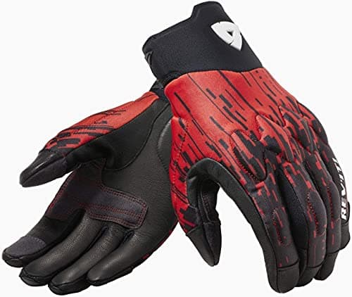 Image of FGS167-1270-XXL - Rev It Spectrum Motorcycle Gloves XXL Black Neon Red
