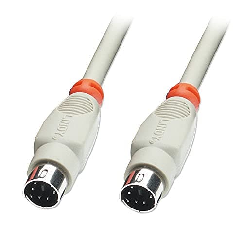 Image of LINDY 33265 – PS/2 Connection Cable 6 pin Mini Din Male 1 m, black