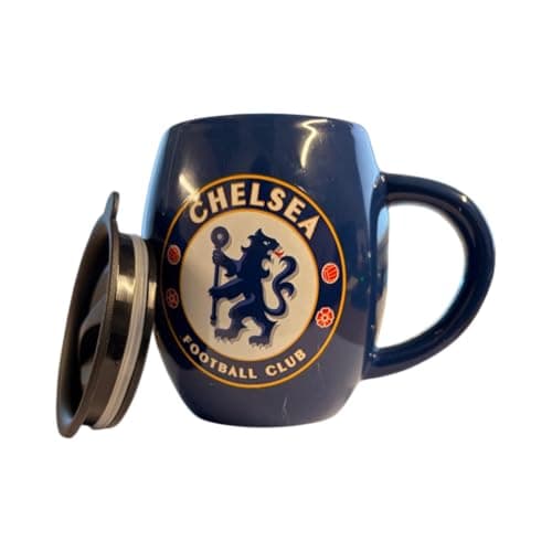 Image of Chelsea FC Tea Tub Travel Mug Coffee Ceramic 500 ml with Lid Official Merchandise