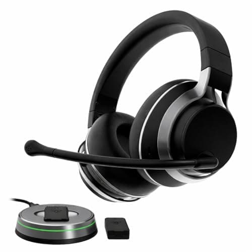 Image of Turtle Beach Stealth Pro Multiplatform Wireless Noise-Cancelling Gaming Headset for Xbox Series X|S, Xbox One, PS5, PS4, PC, Mac, Mobile – Swappable Batteries – Black
