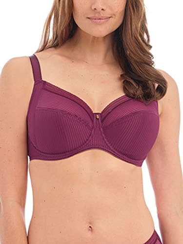 Image of Fantasie Women's Fusion Underwire Full Cup Side Support Bra, Black Cherry, 40D