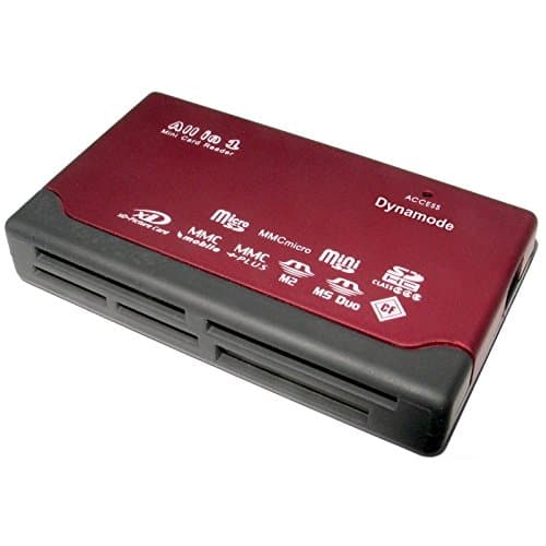 Image of Dynamode Multi SD Card Reader, Hub Adapter USB 3.0, All In 1 USB SD Card Reader, Reads 5 Cards At Once Supports 55 Different Card Types Reader.
