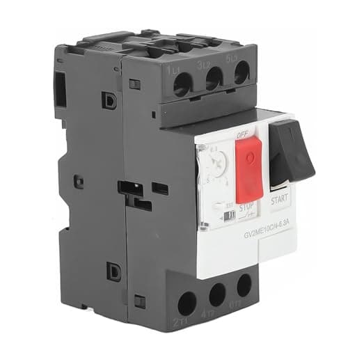 Image of Fasizi GV2-ME14C Motor Circuit Breaker – 6-10A, AC690V, Overload/Short Circuit Protection, 35mm Rail Mount