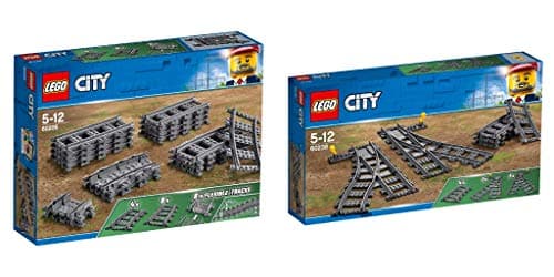 Image of LEGO City Set: 60205 Rails, 60238 Switch for Remote Control Railway (60+)