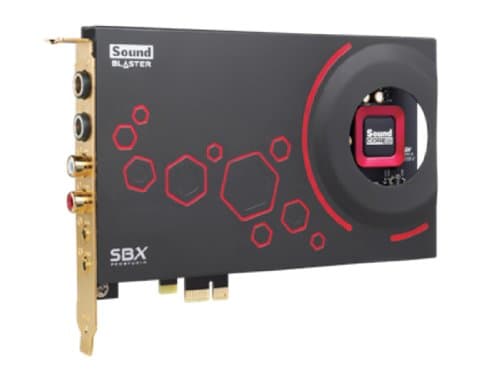 Image of Creative Sound Blaster ZxR PCIe Audiophile Grade Gaming Sound Card with High Performance Headphone Amp and Desktop Audio Control Module