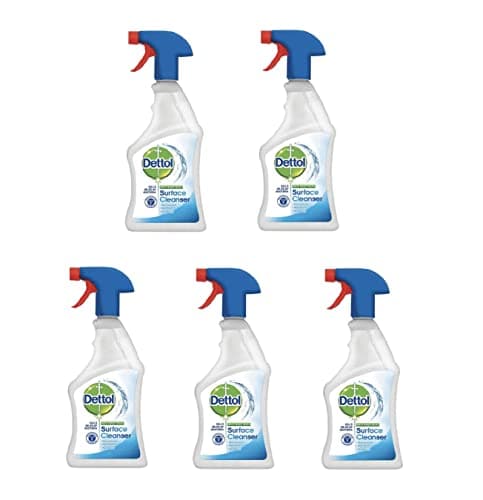 Image of Dettol Antibacterial Surface Cleaner 500ml Spray Pack of 5 - 047643 x 5