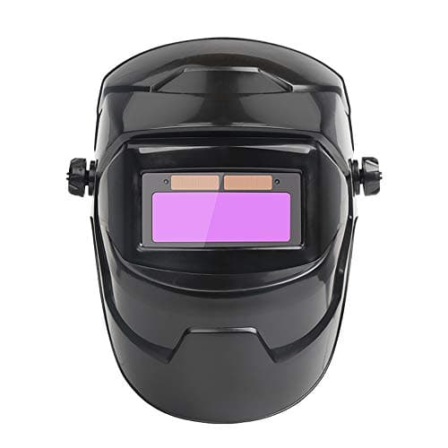 Image of Welding Mask Auto Darkening, Solar Welding Mask for Eye Face Protection, Adjustable Lightweight and Comfortable Welding Helmet with Shade Range 9-13, for TIG, MIG, Arc Weld Grinding(Black)