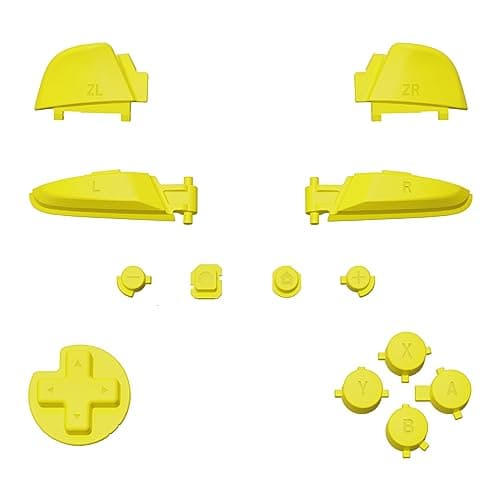 Image of eXtremeRate Sunflower Yellow Repair ABXY D-pad ZR ZL L R Keys for Nintendo Switch Pro Controller, DIY Replacement Full Set Buttons for Nintendo Switch Pro Controller - Controller NOT Included