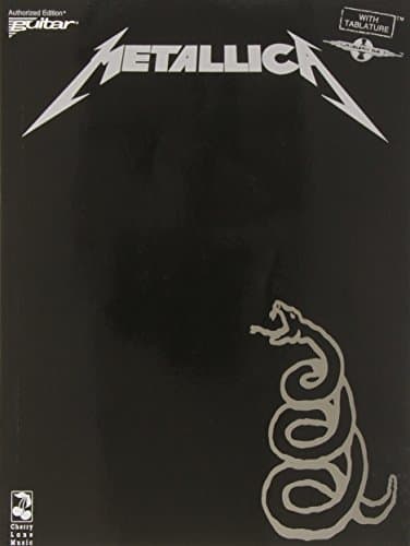 Image of Metallica - Black Album Guitar Tab Songbook | Guitar Instrumental Collection with TAB and Standard Notation | Intermediate Rock Guitarists and Metal Fans | Iconic Riffs and Solos from All 12 Tracks
