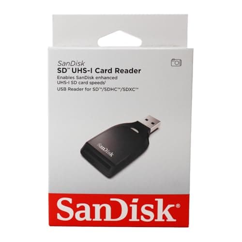 Image of SanDisk SD UHS-I Card Reader, Black