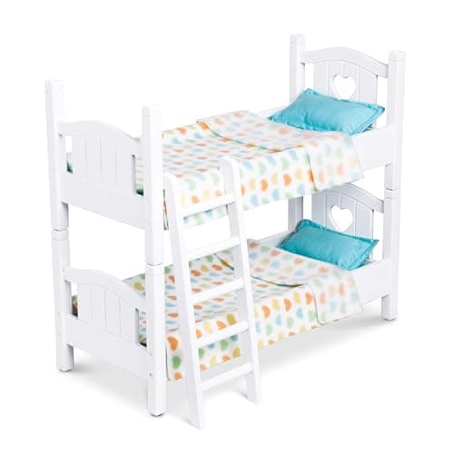 Image of Melissa & Doug Mine to Love Wooden Play Bunk Bed (E-Commerce Packaging)