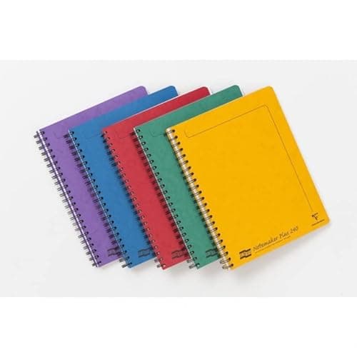 Image of Europa Notemaker Book Sidebound Ruled 80gsm 120 Pages A5 Assorted A Ref 4850Z [Pack 10]