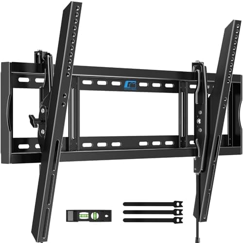 Image of HOME VISION Heavy Duty Tilt TV Wall Mount Bracket for 48-120 Inch Flat/Curved TVs, 91KG/200LBS Capacity, Fits 16/18/24 Inch Studs, Max VESA 800x600mm for LED OLED LCD