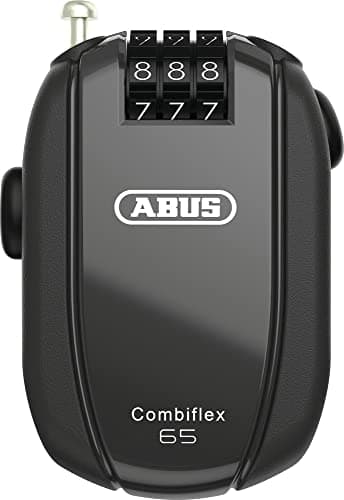 Image of ABUS Combiflex cable lock - lock for securing skis, helmets, pushchairs and luggage - various lengths and strengths