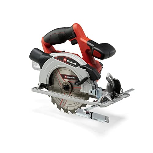 Image of Einhell Cordless Circular Saw 18V Power X-Change, 165mm Rotary Wood Saw, Tool-Free Adjustment, LED, Dust Extraction, Without Battery E-CS 18/165-1 Li Solo Electric Saw