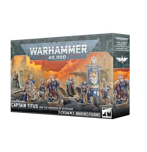 Image of Games Workshop - Warhammer 40,000 - Space Marines - Ultramarines: Captain Titus & The Wardens of Ultramar