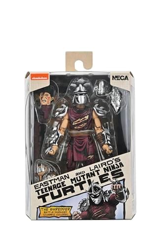 Image of NECA Teenage Mutant Ninja Turtles Mirage Comics Battle Damaged Shredder 7 Inch Scale Action Figure