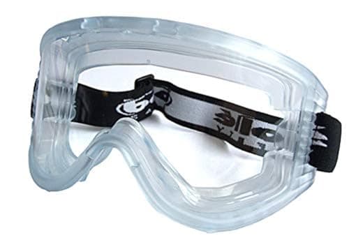 Image of Bolle ATPSI Crystal/PVC Framed Attack Goggles with Anti-Scratch and Fog Lens, Clear