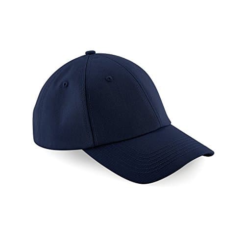 Image of Beechfield Unisex Authentic 6 Panel Baseball Cap (Pack of 2) (One Size) (French Navy)